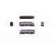 EMD F3A - Sound and DCC - Paragon4(TM) -- Atlantic Coast Line 344 (purple, silver, yellow, black), N Broadway Limited Imports 92