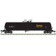 GATX 20,700-Gallon Tank Car - Ready to Run - Master(R) -- Eastman Chemical GATX 99551 (black, white, yellow), HO Atlas Model Rai