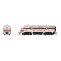 EMD F7 A-Unpowered B Set - Sound and DCC - Paragon4(TM) -- Chicago, Burlington & Quincy 169A, 169B (gray, red, black), N, Broadw