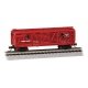 Animated Stock Car - Ready to Run -- Chicago, Burlington & Quincy 52105 (Cattle Load, red), N Bachmann Industries 19751