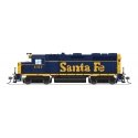 EMD GP35 Low Nose - Sound and DCC - Paragon4(TM) -- Santa Fe 1342 (Bookend, blue, yellow, Large Lettering), HO, Broadway Limited