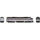 Rebuilt EMD E8A with Head-End Power HEP - LokSound & DCC -- Amtrak 496 (Phase II silver, red, blue, white, black), HO, Rapido Tr
