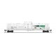 High-Capacity Cryogenic Tank Car - Ready to Run -- Linde (Type C, white, blue, green), N Broadway Limited Imports 8155