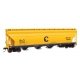 ACF 5250 4-Bay Centerflow Covered Hopper - Ready to Run -- Chessie System B&O 601899 (Trough Hatches, Gravity Gates), HO Walther