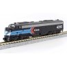 EMD E8A w/Single Headlight & Passenger Pilot - Standard DC -- Amtrak 4316 (Day One Scheme black, blue, white, red), N Kato USA I
