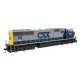 EMD SD70M - ESU(R) Sound & DCC -- CSX 4679 (YN2 yellow, gray, black, blue, white cab roof), HO WalthersMainline 21007