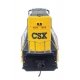 EMD SD70M - ESU(R) Sound & DCC -- CSX 4679 (YN2 yellow, gray, black, blue, white cab roof), HO WalthersMainline 21007