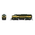 EMD F3A - Standard DC - Stealth -- Seaboard Air Line 4023 (green, yellow, red), N, Broadway Limited Imports 9230