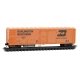 51′ 3-3/4′ Riveted-Side Mechanical Reefer No Roofwalk - Ready to Run -- Burlington Northern Western Fruit Express 791 (yello