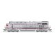 GE ES44AC - Sound & DCC - Paragon4(TM) -- Chicago, Burlington & Quincy 6325 (Fantasy Scheme, silver, red, black), N Broadway Lim