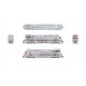 GE ES44AC - Sound & DCC - Paragon4(TM) -- Chicago, Burlington & Quincy 6325 (Fantasy Scheme, silver, red, black), N Broadway Lim