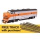 EMD F7A - ESU Sound and DCC w/WalthersTrack Code 83 Flex Track 5-Pack -- Western Pacific 913D, HO Walthers 21420