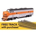 EMD F7A - ESU Sound and DCC w/WalthersTrack Code 83 Flex Track 5-Pack -- Western Pacific 913D, HO Walthers 21420