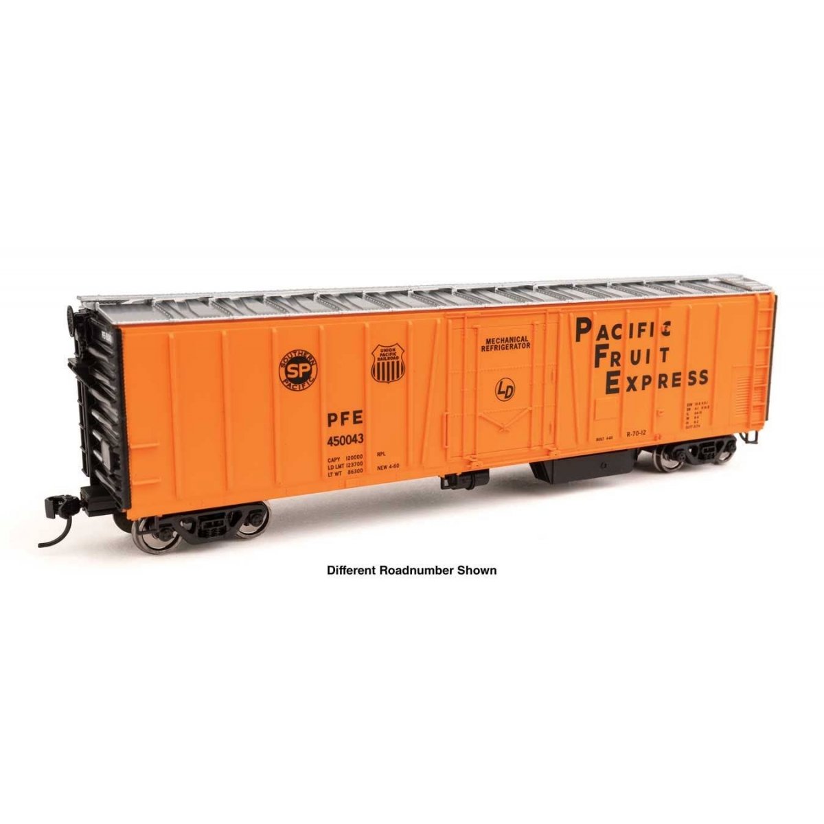 50′ AAR Mechanical Refrigerator Car - Ready-to-Run -- Pacific Fruit Express(TM) 450110, HO WalthersMainline 3792