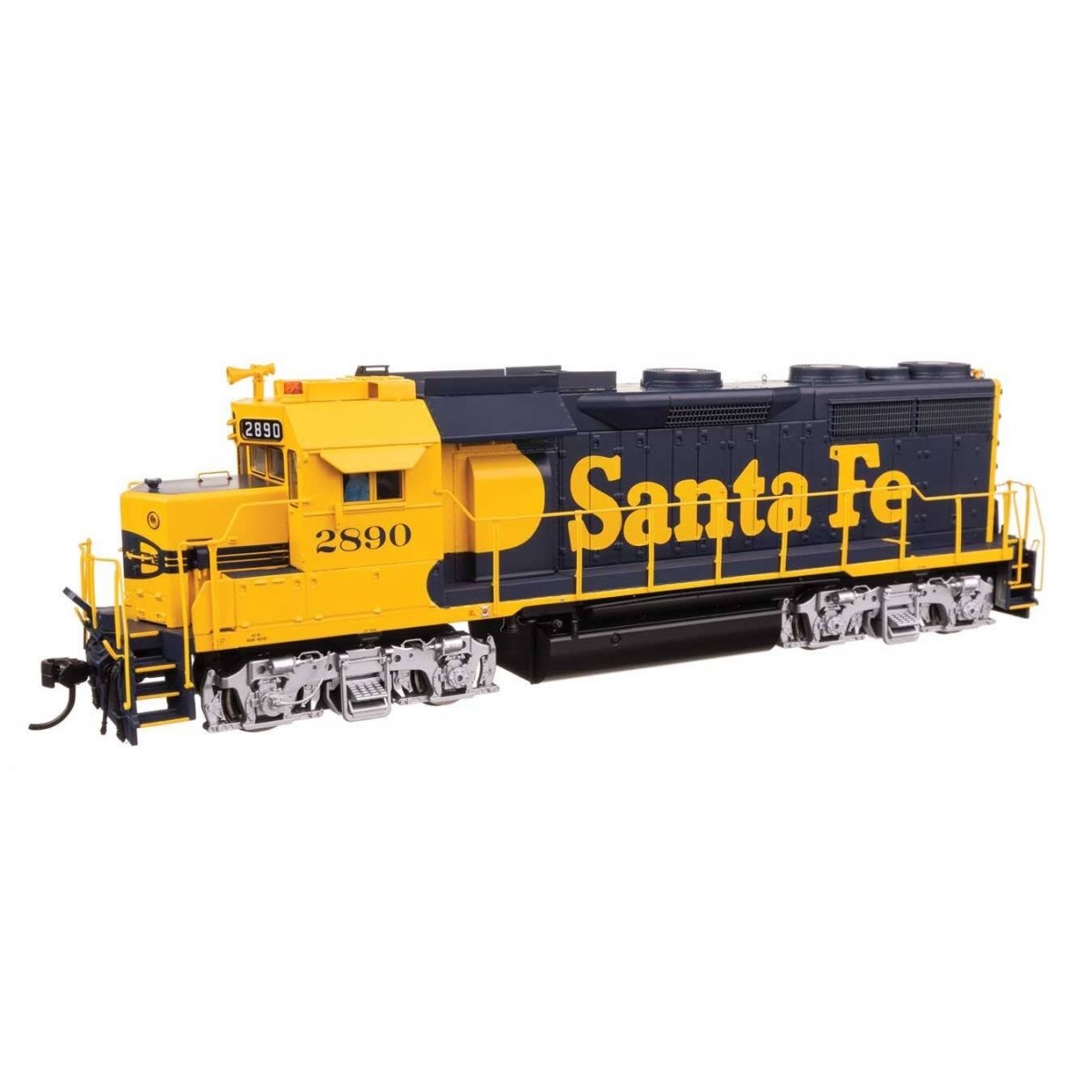 EMD GP35 Phase II - LokSound 5 Sound & DCC -- Santa Fe 2890, HO WalthersProto 43301