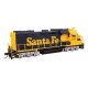 EMD GP35 Phase II - LokSound 5 Sound & DCC -- Santa Fe 2890, HO WalthersProto 43301