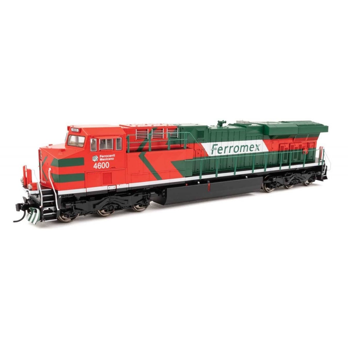 GE ES44AC Evolution Series GEVO - ESU Sound & DCC -- Ferromex 4600, HO WalthersMainline 20217