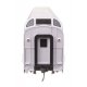 85′ Budd Great Dome - Lighted - Ready to Run -- Amtrak(R) Ph VI w/Decal, HO WalthersProto 14604