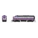 EMD F3 A-Unpowered B Set - Sound and DCC - Paragon4(TM) -- Atlantic Coast Line 339, 339B (purple, silver, yellow, black), N Broa