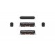EMD F7B - Standard DC - Stealth -- Cotton Belt SSW 928 (Black Widow, black, red), N Broadway Limited Imports 9284