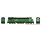 GE C30-7 - ESU LokSound and DCC -- Burlington Northern 5514 (Early Cascade Green, black, white), HO Rapido Trains Inc 42505