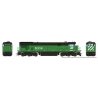 GE C30-7 - ESU LokSound and DCC -- Burlington Northern 5514 (Early Cascade Green, black, white), HO Rapido Trains Inc 42505