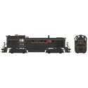 Alco RS3 Hammerhead High Hood - Standard DC -- Western Maryland 192 (black, yellow, Fireball Logo), HO, Bowser Manufacturing Co.