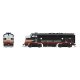 EMD F3 A-Unpowered B Set - Sound and DCC - Paragon4(TM) -- Southern Pacific 336, 536 (Black Widow, black, silver), HO Broadway L