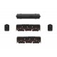 EMD F3 A-Unpowered B Set - Sound and DCC - Paragon4(TM) -- Southern Pacific 336, 536 (Black Widow, black, silver), HO Broadway L