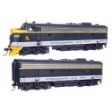 EMD FP7 & F7B - LokSound 5 Sound & DCC -- Chesapeake & Ohio 8004 & 8503 (As-delivered), HO, WalthersProto 42546