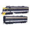 EMD FP7 & F7B - LokSound 5 Sound & DCC -- Chesapeake & Ohio 8004 & 8503 (As-delivered), HO WalthersProto 42546