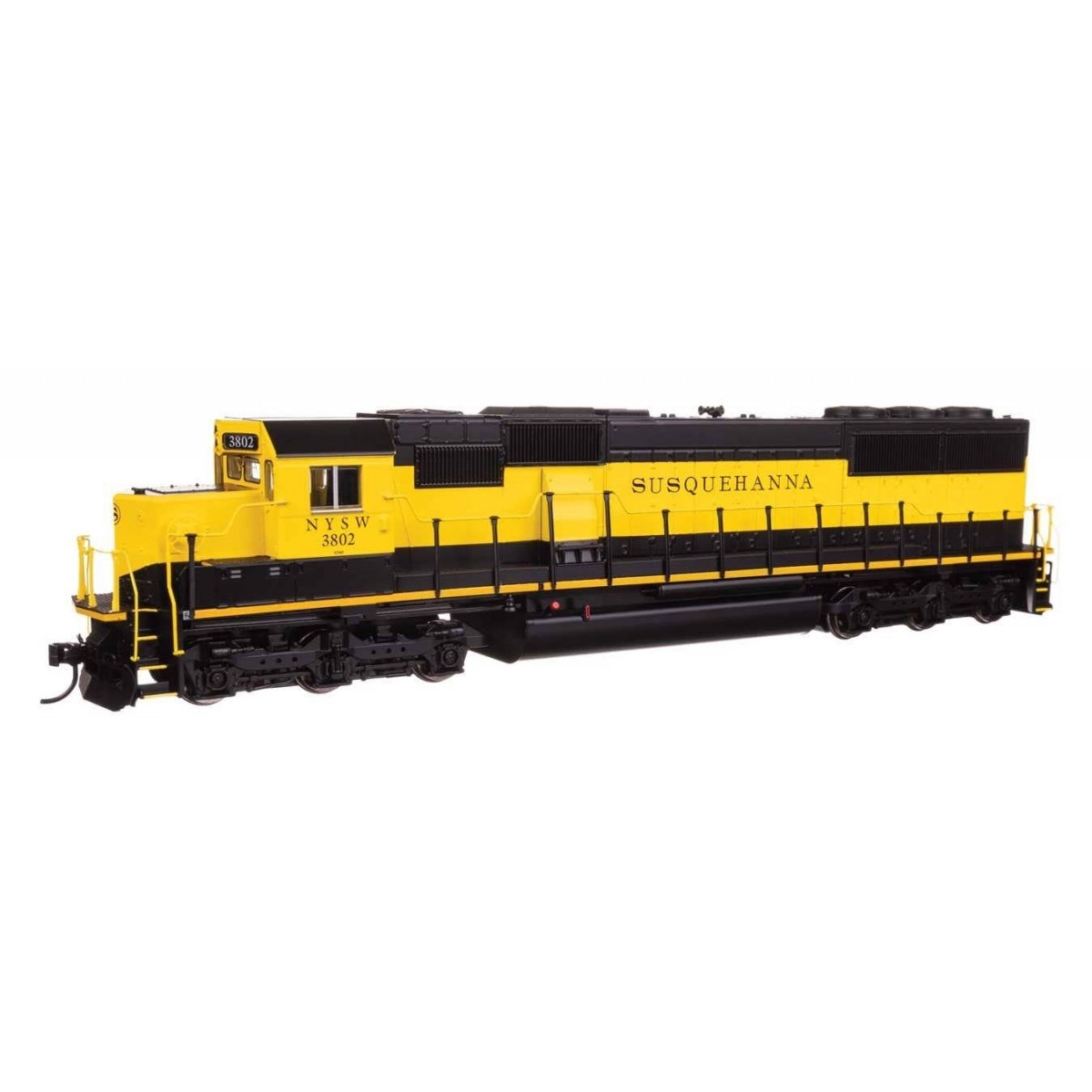 EMD SD60 Spartan Cab - Standard DC -- New York, Susquehanna and Western Railway 3802, HO WalthersMainline 9768