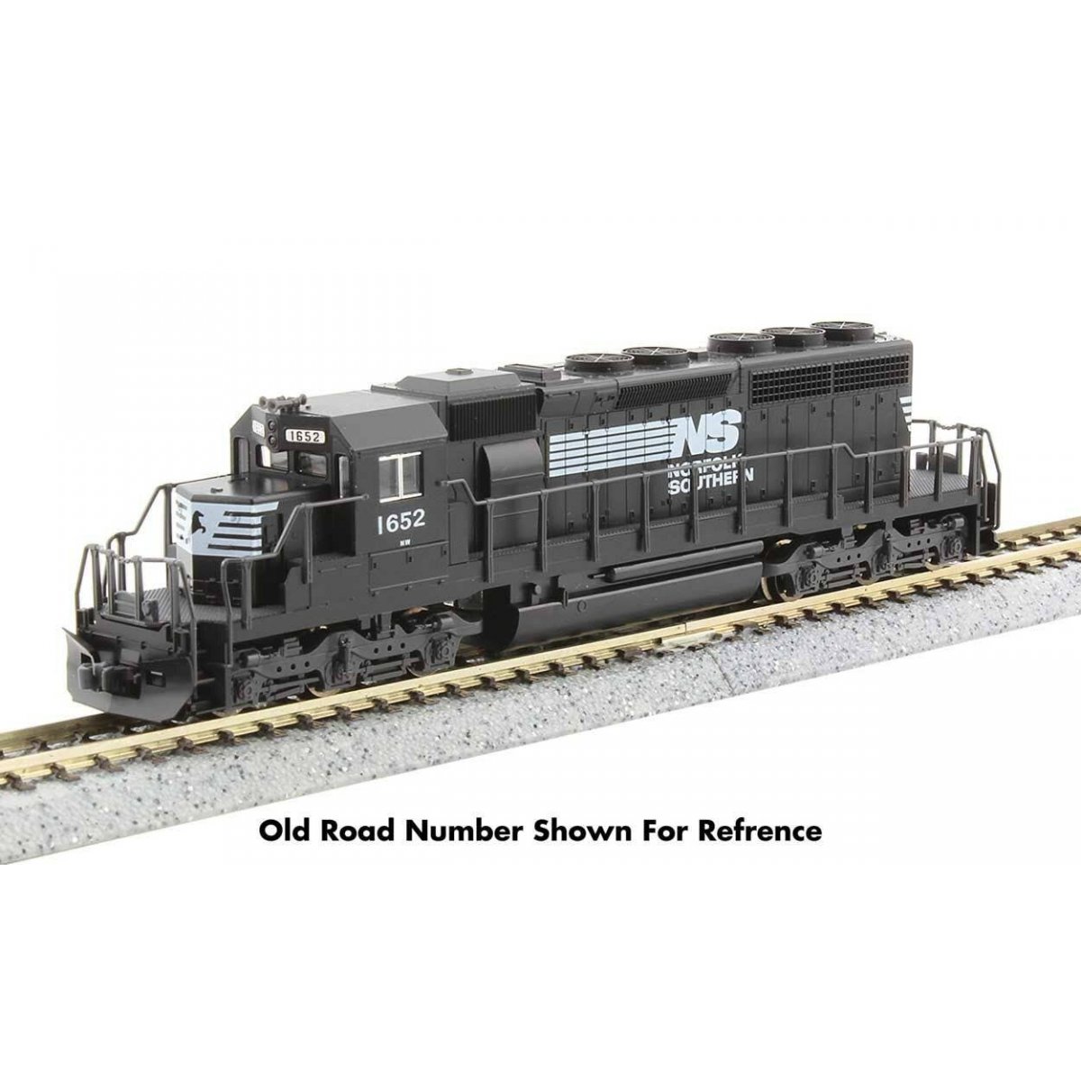EMD SD40-2 Early Production - Standard DC -- Norfolk Southern 6111 (black, white), N Kato USA Inc 1764826