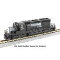 EMD SD40-2 Early Production - Standard DC -- Norfolk Southern 6111 (black, white), N, Kato USA Inc 1764826