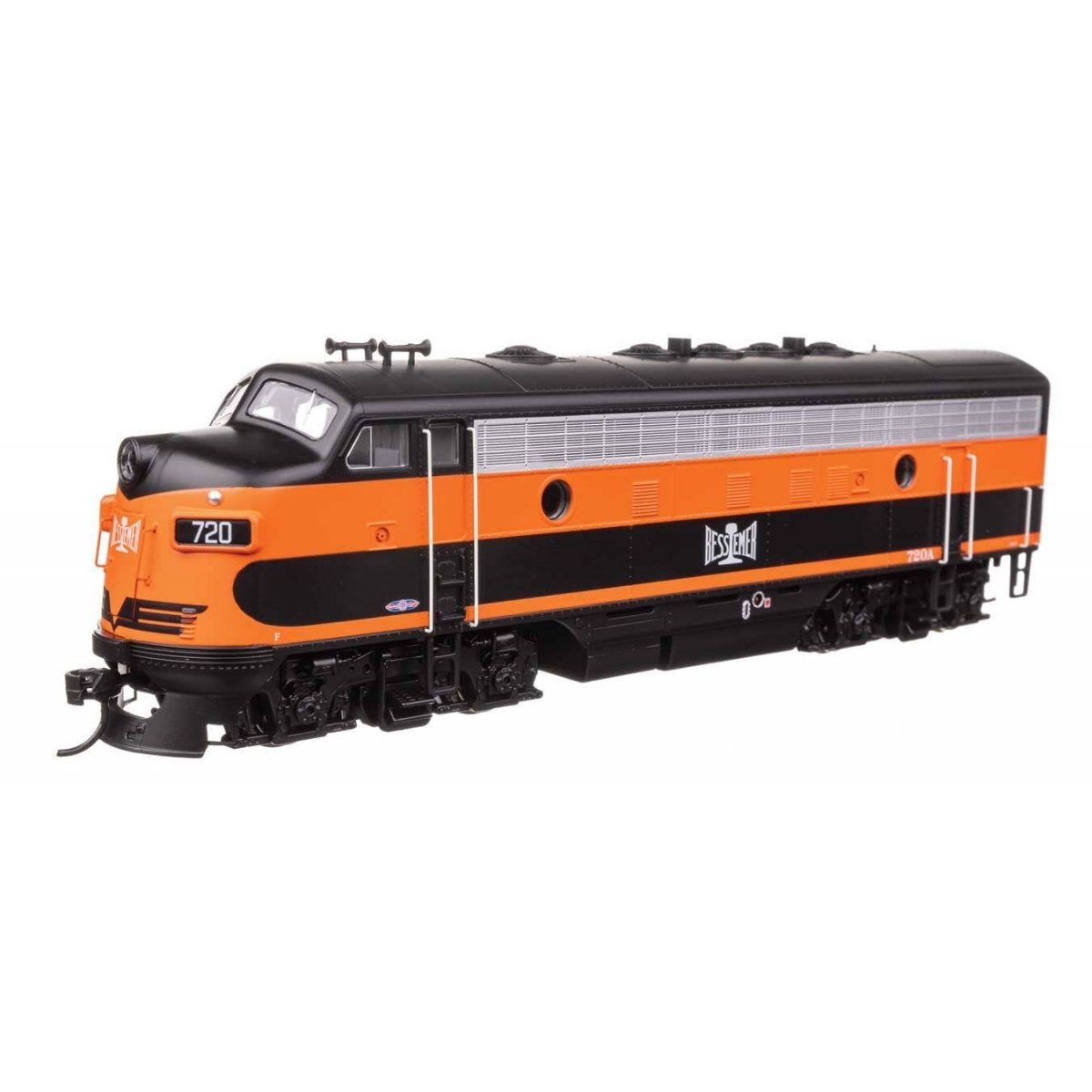 EMD F7 A-B Set - ESU Sound and DCC -- Bessemer & Lake Erie 720A/720B, HO WalthersMainline 21401
