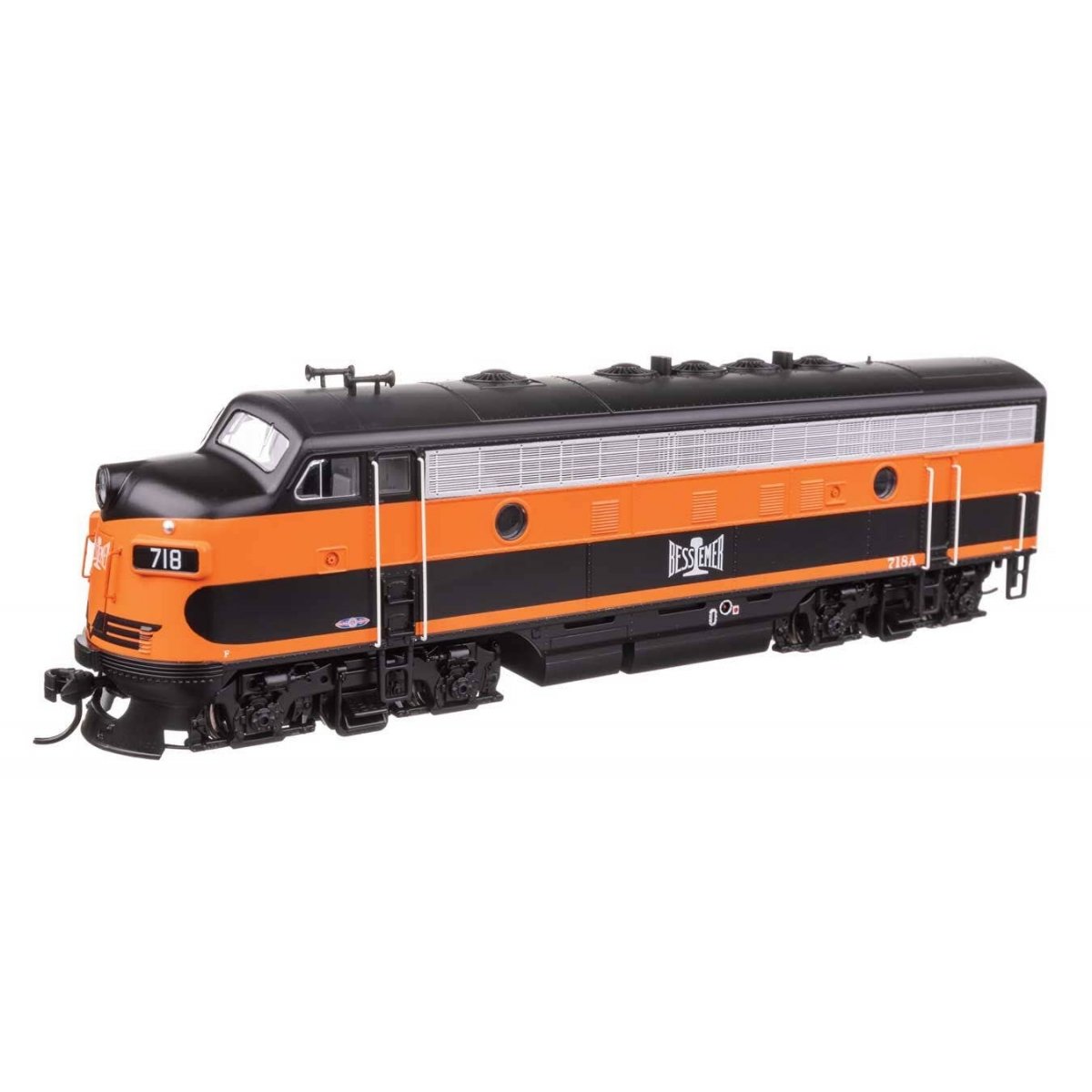 EMD F7 A - ESU Sound and DCC -- Bessemer & Lake Erie 718A, HO WalthersMainline 21402