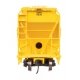 ACF 5250 4-Bay Centerflow Covered Hopper - Ready to Run -- Shell Chemical 5232 (Round Hatches, Pneumatic Gates), HO WalthersMain
