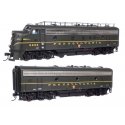 EMD FP7 & F7B Standard DC -- Pennsylvania Railroad EFP-15 9858A, EH-15 9858B (Brunswick Green, Keystone, HO, WalthersProto 49538