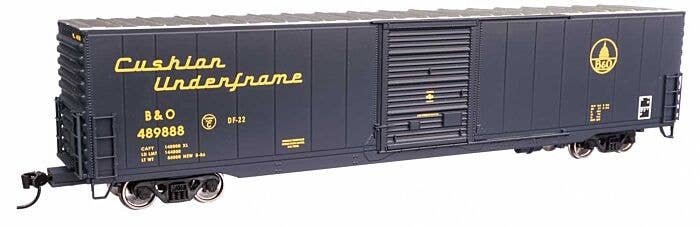 60′ Pullman-Standard Single Door Auto Parts Boxcar - Ready to Run -- Baltimore & Ohio 489888, HO, WalthersMainline 3355