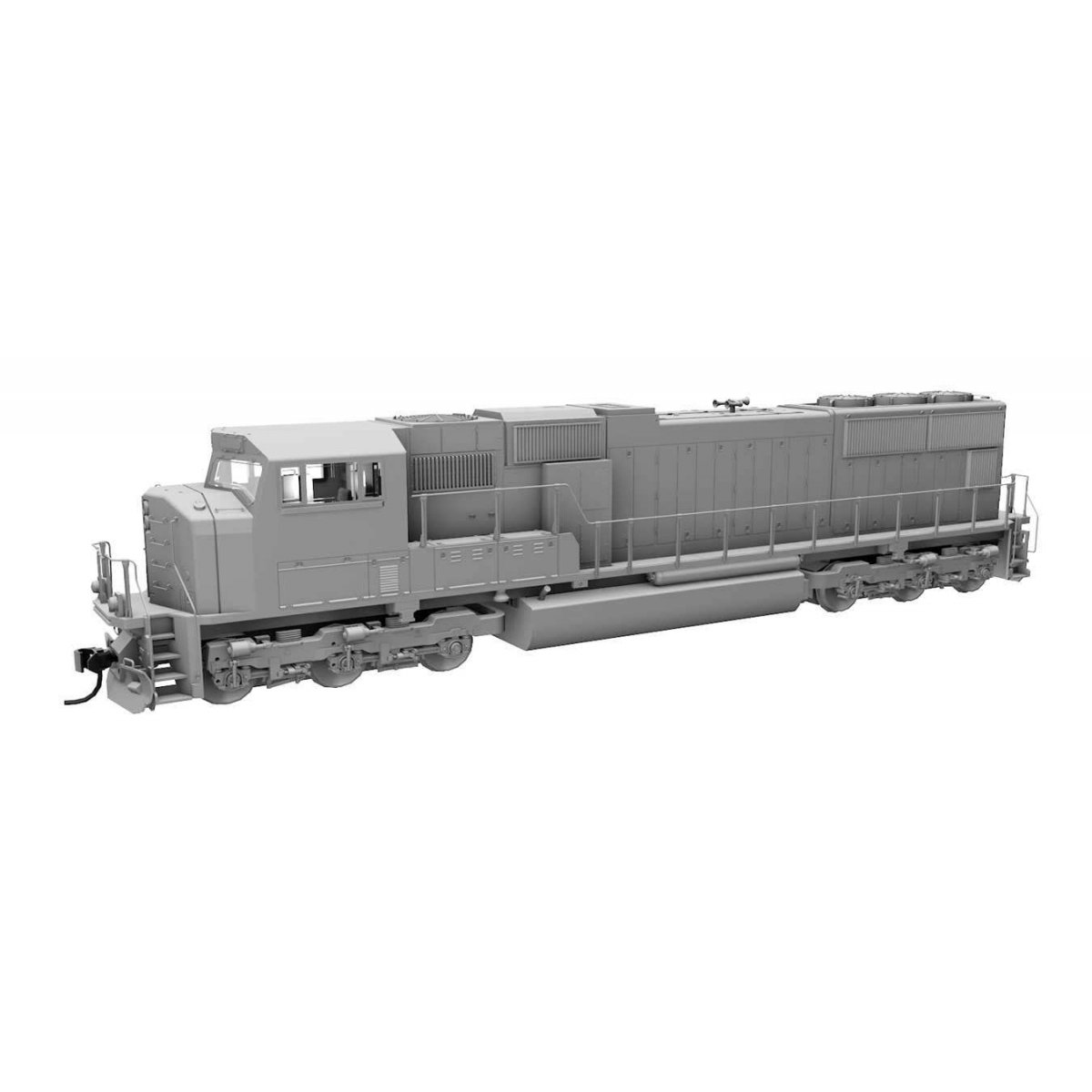 EMD SD75I - ESU(R) Sound & DCC -- Undecorated, HO WalthersMainline 21019
