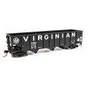70-Ton AAR 3-Bay Open Hopper - Ready to Run -- Virginian 4737, HO, WalthersMainline 56731