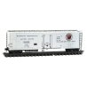 51′ 3-3/4′ Riveted-Side Mechanical Reefer - Ready to Run -- Northern Pacific NPMX 151 (silver, black, red, North Coast Ltd S