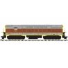 FM H-24-66 Phase 1A Trainmaster - Standard DC - Master(R) Silver -- Erie Lackawanna 1854 (gray, maroon, yellow, maroon roadname)