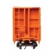 50′ CC&F Bulkhead Flatcar - Ready to Run -- Canadian National 603409 (orange), HO, WalthersProto 104352