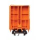 50′ CC&F Bulkhead Flatcar - Ready to Run -- Canadian National 603409 (orange), HO, WalthersProto 104352