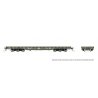 Magor 54′ Department of Defense (DODX) Flatcar - Ready to Run -- United States Army (olive, white, HO, Rapido Trains Inc 19900