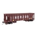 41′ Ballast Hopper - Ready to Run -- Herzog 6685, HO, WalthersMainline 57023