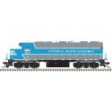 EMD GP38 Low Nose w/Dynamic Brakes - LokSound & DCC - Master(R) Gold -- Central Maine & Quebec CMQ 3812 (gray, blue, Ditch Light