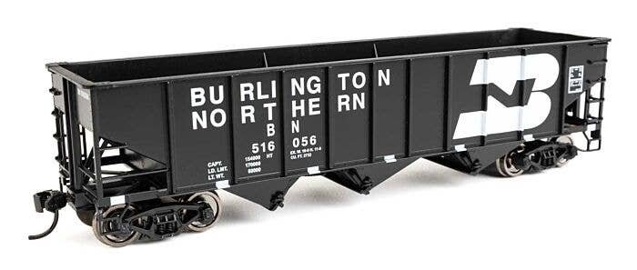 70-Ton AAR 3-Bay Open Hopper - Ready to Run -- Burlington Northern 516056, HO, WalthersMainline 56705
