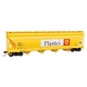 ACF 5250 4-Bay Centerflow Covered Hopper - Ready to Run -- Shell Chemical 5232, HO, WalthersMainline 49218